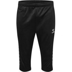 Spodenki sportowe do piłki noznej dla dorosłych Hummel Authentic 3/4 Pant. Czarne spodenki sportowe damskie Hummel, m, bez wzorów, z dresówki, do piłki nożnej. Za 134.00 zł.