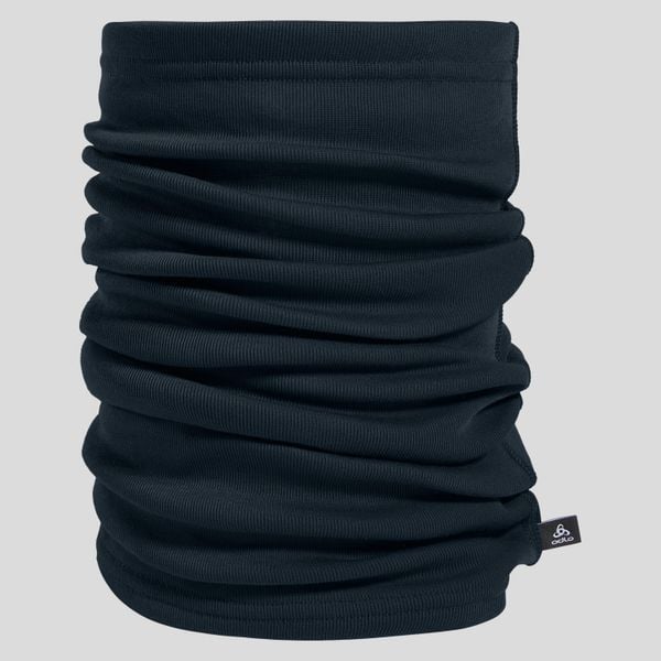 Komin ODLO Active Warm Tube. Niebieskie kominy damskie ODLO, bez wzorów, z materiału. Za 89.99 zł.