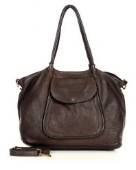 Torebka damska brązowa MARCO MAZZINI v86b. Brązowe shopper bag MARCO MAZZINI, bez wzorów, ze skóry, na ramię, duże, bez dodatków. Za 489.25 zł.