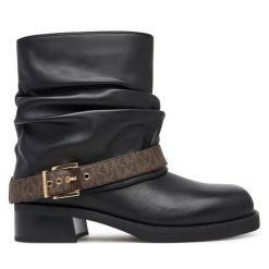 Botki MICHAEL Michael Kors. Czarne botki damskie MICHAEL Michael Kors, bez obcasa, na płaskiej podeszwie, bez zapięcia. Za 1,059.00 zł.