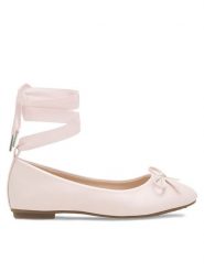 Nelli Blu Baleriny CM230519-4 Różowy. Czerwone baleriny dziewczęce Nelli Blu, bez wzorów, z syntetyku, bez obcasa, bez zapięcia. Za 79.99 zł.