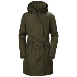 Płaszcz ocieplany dla kobiet Helly Hansen Welsey II. Zielone płaszcze damskie Helly Hansen, l, bez wzorów, z materiału, bez kaptura. Za 766.10 zł.