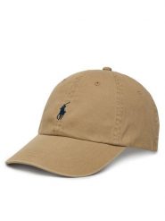 Polo Ralph Lauren Czapka z daszkiem 211912843020 Brązowy. Brązowe czapki z daszkiem damskie Polo Ralph Lauren, bez wzorów, z bawełny. Za 259.99 zł.