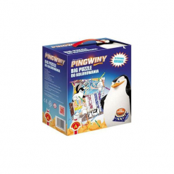 Alexander Puzzle Big 2 - Pingwiny Z Madagaskaru. Białe bez kategorii Alexander, w kolorowe wzory. Za 38.34 zł.