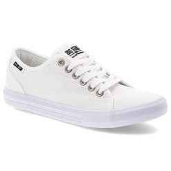 Białe Trampki Big Star Sportowe Obuwie Damskie. Białe obuwie sportowe casual damskie Big Star, z gumy, bez zapięcia. Za 129.00 zł.