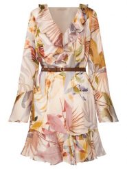 Guess Sukienka codzienna W6YK35 W2959 Różowy Regular Fit. Czerwone sukienki damskie Guess, z aplikacjami, z syntetyku, bez ramiączek. Za 654.99 zł.