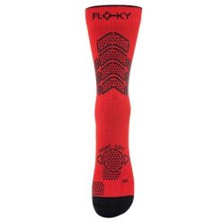 Skarpetki Piłkarskie Floky Floky Axsist Dorosłych. Czerwone skarpetki damskie FLOKY, bez wzorów, z materiału. Za 205.99 zł.