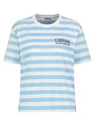 Sublevel Koszulka w kolorze błękitnym rozmiar: L. Niebieskie koszulki damskie Sublevel, l, bez wzorów, bez kołnierzyka, bez ramiączek. Za 43.99 zł.