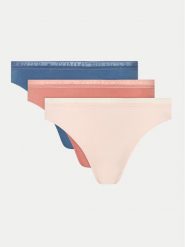 Tommy Hilfiger Komplet 3 par fig klasycznych UW0UW05184 Kolorowy. Komplety bielizny Tommy Hilfiger, bez wzorów, z bawełny. Za 129.99 zł.