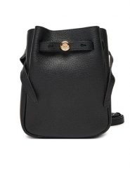 Tory Burch Torebka Romy Small 171002 Czarny. Czarne listonoszki damskie Tory Burch, bez wzorów, ze skóry, bez dodatków. Za 1,589.00 zł.