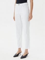 Fracomina Jeansy FP25SVD005W77001 Biały Carrot Fit. Białe jeansy damskie Fracomina. Za 219.99 zł.