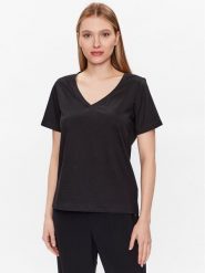 Calvin Klein T-Shirt K20K205338 Czarny Regular Fit. Czarne t-shirty damskie Calvin Klein, xs, bez wzorów, z bawełny, bez kołnierzyka. Za 149.99 zł.