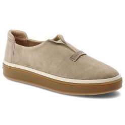 Mokasyny damskie Daniel Lopez, zamszowa cholewka wsuwany fason minimalistyczny design gruba elastyczna podeszwa okrągły nosek,beżowe, TT2D4084. Brązowe mokasyny damskie Daniel Lopez, z zamszu, z okrągłym noskiem, bez obcasa. Za 289.00 zł.