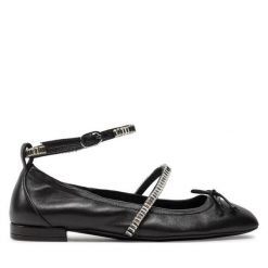 Baleriny Stuart Weitzman. Czarne balerinki damskie Stuart Weitzman, bez wzorów. Za 1,699.00 zł.