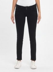 LTB Dżinsy "Molly" - Slim fit - w kolorze czarnym rozmiar: W26/L34. Czarne jeansy damskie LTB. Za 149.31 zł.