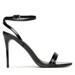 Sandały Call It Spring. Czarne sandały damskie Call it Spring, bez wzorów, bez obcasa, na szpilce, bez zapięcia. Za 219.99 zł.