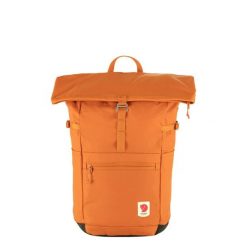 Plecak miejski Fjallraven High Coast Foldsack 24 - sunset orange. Brązowe plecaki Fjällräven, bez wzorów. Za 368.99 zł.