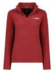 Geographical Norway Bluza polarowa w kolorze czerwonym rozmiar: XL. Czerwone bluzy damskie Geographical Norway, xl, bez wzorów, z polaru, bez kaptura. Za 72.95 zł.
