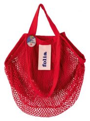 Folia PAPER Shopper bag w kolorze czerwonym - 44 x 44 x 0,50 cm rozmiar: onesize. Czerwone shopper bag folia PAPER, bez wzorów, z materiału, na ramię, bez dodatków. Za 68.95 zł.