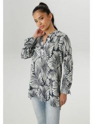 Aniston Bluzka w kolorze granatowo-białym rozmiar: 40. Białe bluzki damskie Aniston, bez wzorów, z wiskozy, bez kołnierzyka, bez ramiączek. Za 78.47 zł.