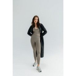 Legginsy modelujące do jogi Moonholi Malibu Evenings z wysokim stanem. Niebieskie bielizna korygująca MOONHOLI, bez wzorów. Za 359.00 zł.