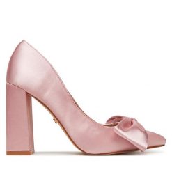 Czółenka DeeZee. Czerwone czółenka damskie DeeZee, bez wzorów, bez obcasa. Za 139.99 zł.