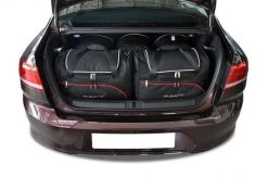 Torby Do Bagażnika Vw Passat Limousine 2014-2021 5Szt Kjust. Czarne torby podróżne KJUST, bez wzorów, z kauczuku. Za 1,635.00 zł.