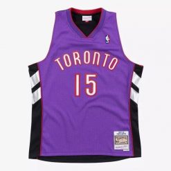 Koszulka Nba Toronto Raptors Vince Carter. Fioletowe koszulki damskie Mitchell & Ness, bez wzorów, bez kołnierzyka, bez ramiączek. W wyprzedaży za 421.50 zł.