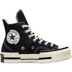 Trampki Converse Chuck 70 Plus, Dla obu płci. Czarne obuwie sportowe damskie Converse, bez wzorów, bez zapięcia. W wyprzedaży za 407.85 zł.