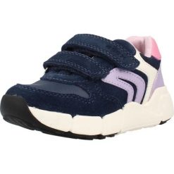 Buty GEOX B656NA 05422 B FLEXYPER MINI Niebieski. Niebieskie obuwie trekkingowe damskie Geox, z syntetyku, bez zapięcia. Za 240.99 zł.