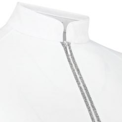 Damska koszula konkursowa z długim rękawem na zamek Kentucky Horsewear Classic. Białe koszule damskie KENTUCKY HORSEWEAR, s, bez wzorów, z materiału, eleganckie, bez kołnierzyka, bez ramiączek. Za 480.00 zł.