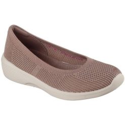 Mieszkania Skechers Arya - Fancy You, Kobiety. Brązowe obuwie sportowe casual damskie Skechers, bez zapięcia. W wyprzedaży za 290.00 zł.