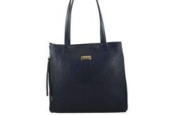 Shopperka skórzana BARBERINI'S granatowa 930-4. Niebieskie shopper bag Barberinis, ze skóry, na ramię, duże, bez dodatków. Za 349.99 zł.