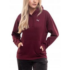 Bluza Damska PUMA Z Kapturem Hoodie Sportowa Kangurka Bawełniana roz. XXL. Czerwone bluzy damskie Puma, xxl, bez wzorów, z bawełny, z kapturem. Za 171.00 zł.