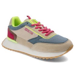Kolorowe Sneakersy Big Star Modne Sportowe Obuwie Damskie. Brązowe obuwie sportowe casual damskie Big Star, z materiału. Za 199.00 zł.