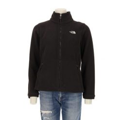 Damska czarna kurtka polarowa TNF. Czarne kurtki damskie The North Face, l, bez wzorów, z polaru, bez kaptura. Za 170.36 zł.