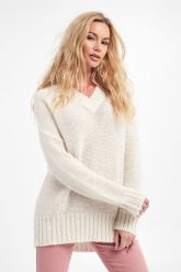 Sweter Colla MARELLA MONOCHROME. Swetry klasyczne damskie Marella, s, bez kołnierzyka. W wyprzedaży za 591.57 zł.