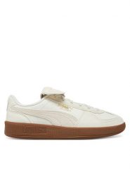Puma Sneakersy Palermo Premium 401744 01 Écru. Obuwie sportowe damskie Puma, ze skóry, bez zapięcia. Za 249.99 zł.
