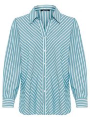 Olsen Bluzka w kolorze turkusowym rozmiar: 36. Niebieskie bluzki damskie Olsen, bez wzorów, bez kołnierzyka, bez ramiączek. Za 95.99 zł.