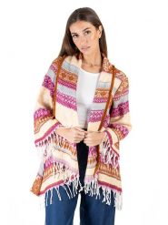 Isla Bonita by SIGRIS Kardigan w kolorze kremowo-jasnobrązowym rozmiar: onesize. Brązowe kardigany damskie Isla Bonita by SIGRIS, bez wzorów, z bawełny. Za 153.71 zł.
