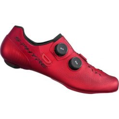 Buty kolarskie szosowe RC903 S-PHYRE, czerwone. Czerwone obuwie sportowe damskie Shimano, bez zapięcia, do biegania. Za 1,618.35 zł.