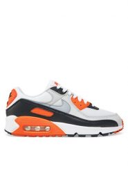 Nike Sneakersy Wmns Air Max 90 DH8010 108 Biały. Białe obuwie sportowe damskie Nike, z materiału, bez zapięcia. Za 529.99 zł.