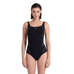 Damski kostium kąpielowy 1-częściowy Arena Jewel R. Białe stroje jednoczęściowe Arena, bez wzorów, z nylonu. Za 323.50 zł.