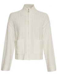 MOSS COPENHAGEN Kardigan "Blithe" w kolorze kremowym rozmiar: M/L. Brązowe kardigany damskie Moss Copenhagen, l, bez wzorów, z poliamidu. Za 294.28 zł.