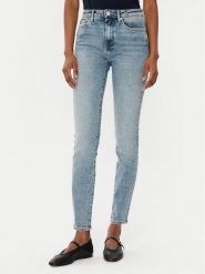 Tommy Hilfiger Jeansy Como WW0WW43717 Niebieski Skinny Fit. Niebieskie jeansy damskie Tommy Hilfiger, bez wzorów, z bawełny. Za 349.99 zł.