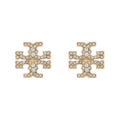 Kolczyki Tory Burch. Żółte kolczyki damskie Tory Burch, złote. Za 544.99 zł.