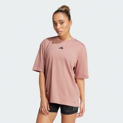 Koszulka Climacool One Rep at a Time Training Graphic. Czerwone bluzki damskie Adidas, xs, bez wzorów, sportowe, bez kołnierzyka, bez ramiączek. Za 148.95 zł.