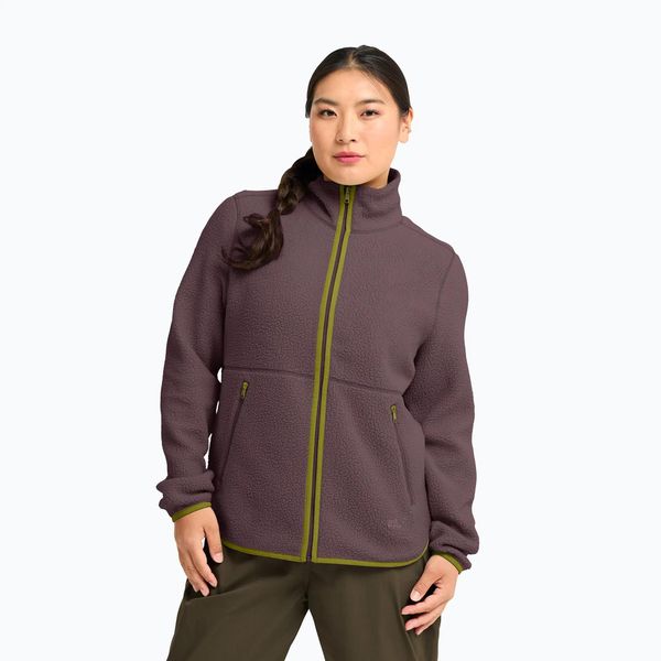 Bluza polarowa damska Jack Wolfskin Lite Curl Full Zip. Fioletowe bluzy damskie Jack Wolfskin, l, bez wzorów, z materiału, bez kaptura. Za 509.99 zł.