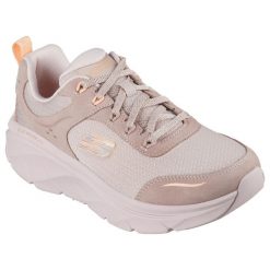 Buty Kobieta Skechers D´Lux Walker 2.0 beżowy. Brązowe obuwie sportowe damskie Skechers, bez zapięcia, trekkingowe, Skechers Sport. Za 404.67 zł.