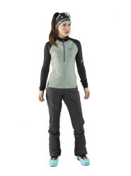 DYNAFIT Koszulka funkcyjna "SPEED PTC" w kolorze miętowo-czarnym rozmiar: L. Czarne koszulki damskie Dynafit, l, bez wzorów, z materiału, bez kołnierzyka, bez ramiączek. Za 170.87 zł.